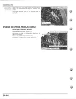 Preview for 540 page of Honda FourTrax Foreman Rubicon 2005 Service Manual