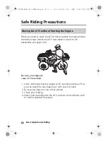 Preview for 92 page of Honda FourTrax Foreman TRX500FE2 2018 Owner'S Manual