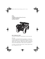 Preview for 3 page of Honda FourTrax Foreman TRX500FE2 2019 Owner'S Manual