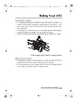 Preview for 115 page of Honda FourTrax Foreman TRX520FE2 2020 Owner'S Manual