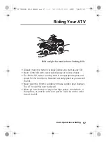 Preview for 107 page of Honda FourTrax Foreman TRX520FM1 2020 Owner'S Manual