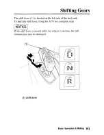 Предварительный просмотр 110 страницы Honda FOURTRAX RANCHER AT 2006 TRX400FA Owner'S Manual