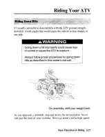 Предварительный просмотр 126 страницы Honda FOURTRAX RANCHER AT 2006 TRX400FA Owner'S Manual