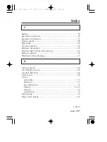 Preview for 255 page of Honda FourTrax Rancher AT 2009 Owner'S Manual