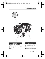 Предварительный просмотр 17 страницы Honda FourTrax Rancher TRX420FA5 2019 Owner'S Manual