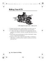 Предварительный просмотр 106 страницы Honda FourTrax Rancher TRX420FA5 2020 Owner'S Manual