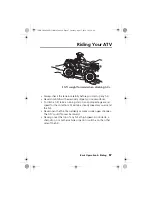 Предварительный просмотр 97 страницы Honda FourTrax Rancher TRX420FE1 2019 Owner'S Manual