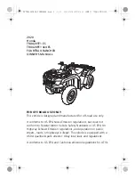 Preview for 3 page of Honda FourTrax Rancher TRX420FE1 2020 Owner'S Manual