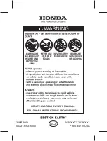 Preview for 273 page of Honda FourTrax Rancher TRX420FM1 2020 Owner'S Manual