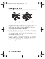 Предварительный просмотр 94 страницы Honda FourTrax Rincon TRX680FA5 2019 Owner'S Manual