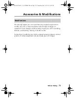 Preview for 83 page of Honda FOURTRAX RUBICON 2018 Owner'S Manual