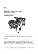 Предварительный просмотр 3 страницы Honda FourTrax Rubicon TRX520FA5 2020 Owner'S Manual