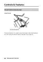 Предварительный просмотр 54 страницы Honda FourTrax Rubicon TRX520FA5 2020 Owner'S Manual