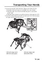 Предварительный просмотр 219 страницы Honda FourTrax Rubicon TRX520FA5 2020 Owner'S Manual