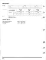 Предварительный просмотр 31 страницы Honda Fourtrax TRX300 Service Manual