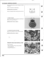 Preview for 109 page of Honda Fourtrax TRX300 Service Manual