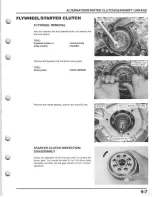 Preview for 134 page of Honda Fourtrax TRX300 Service Manual