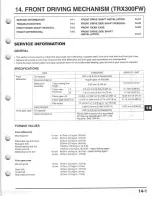 Preview for 252 page of Honda Fourtrax TRX300 Service Manual