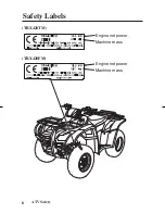 Предварительный просмотр 16 страницы Honda FOURTRAX Owner'S Manual