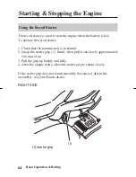 Предварительный просмотр 74 страницы Honda FOURTRAX Owner'S Manual