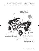 Предварительный просмотр 107 страницы Honda FOURTRAX Owner'S Manual