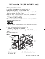 Предварительный просмотр 127 страницы Honda FOURTRAX Owner'S Manual