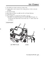 Предварительный просмотр 137 страницы Honda FOURTRAX Owner'S Manual