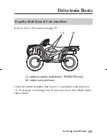 Предварительный просмотр 169 страницы Honda FOURTRAX Owner'S Manual