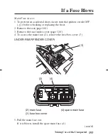 Предварительный просмотр 203 страницы Honda FOURTRAX Owner'S Manual