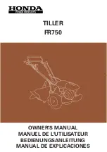 Предварительный просмотр 1 страницы Honda FR750 Owner'S Manual