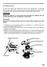 Предварительный просмотр 38 страницы Honda FR750 Owner'S Manual