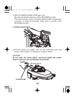 Preview for 12 page of Honda GCV135E Owner'S Manual