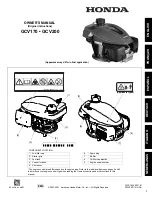 Honda GCV170 Owner'S Manual preview