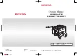 Honda Generator EB6500X Owner'S Manual preview