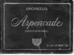 Preview for 1 page of Honda GL1200 Aspencade 1985 Owner'S Manual