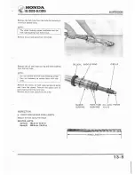 Предварительный просмотр 257 страницы Honda GL1200A Shop Manual