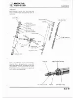 Предварительный просмотр 261 страницы Honda GL1200A Shop Manual