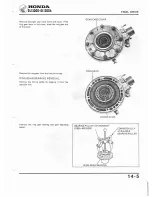 Предварительный просмотр 291 страницы Honda GL1200A Shop Manual