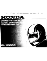 Honda GL1500C Owner'S Manual preview