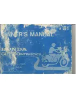 Honda Goldwing GL1100 Interstate 1981 Owner'S Manual preview