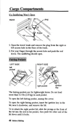 Предварительный просмотр 47 страницы Honda GoldWing GL1500 2000 Owner'S Manual