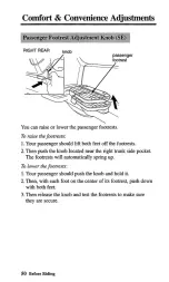 Предварительный просмотр 57 страницы Honda GoldWing GL1500 2000 Owner'S Manual