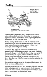 Предварительный просмотр 71 страницы Honda GoldWing GL1500 2000 Owner'S Manual