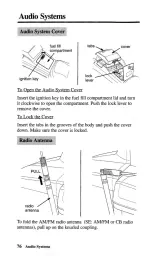 Предварительный просмотр 83 страницы Honda GoldWing GL1500 2000 Owner'S Manual