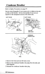 Предварительный просмотр 125 страницы Honda GoldWing GL1500 2000 Owner'S Manual