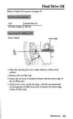 Предварительный просмотр 148 страницы Honda GoldWing GL1500 2000 Owner'S Manual