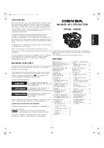 Preview for 17 page of Honda GP160 Owner'S Manual