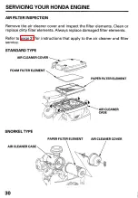 Предварительный просмотр 33 страницы Honda GX 610 standard Owner'S Manual