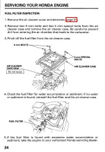 Предварительный просмотр 37 страницы Honda GX 610 standard Owner'S Manual