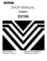 Preview for 192 page of Honda GX100 Workshop Manual